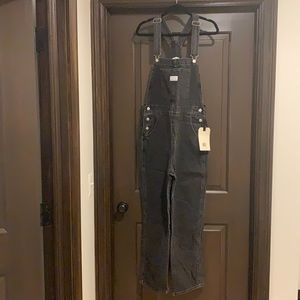 COPY - NWT - Levi’s faded black denim overalls